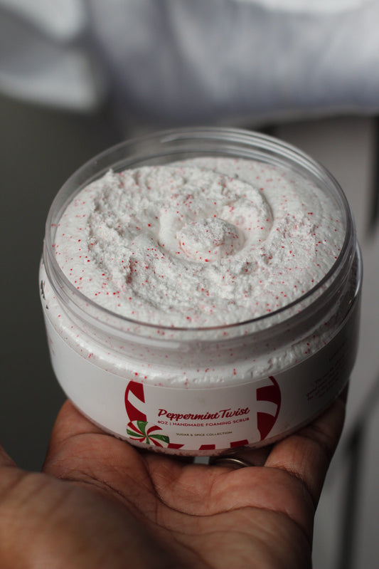 Peppermint Twist Foaming Body Scrub