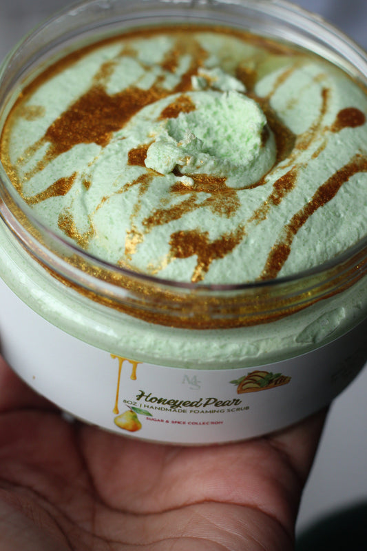 Honeyed Pear Foaming Body Scrub